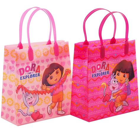 Dora The Explorer 12 Party Favor Reusable Goodie Medium T Bags 8