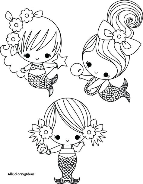 Adorable Baby Mermaid Coloring Pages 40 The Little Mermaid Pictures