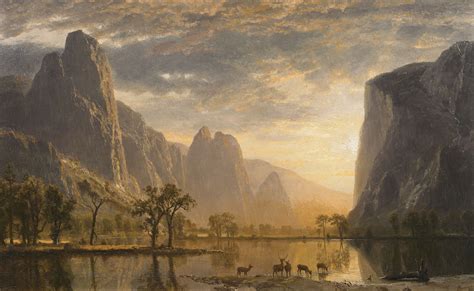 Valley Of The Yosemite 1000museums Albert Bierstadt Yosemite