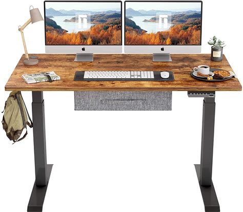 Review Of Fezibo Electric Height Adjustable Standing Desk With Drawer