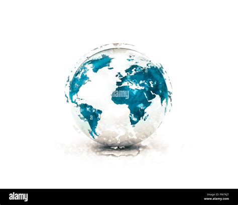 Abstract Creative World Map Painting Stock Photo Alamy