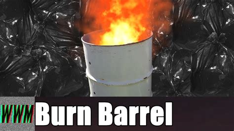 Making A Burn Barrel Youtube