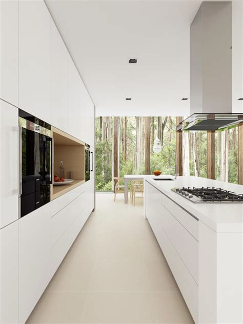 See more ideas about white kitchen, white kitchen cabinets, kitchen remodel. White Minimalist - Modern - Kitchen - Sydney - by Dan ...