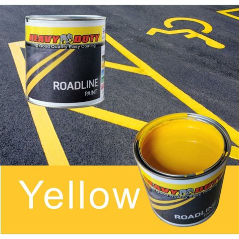 Yellow 5 Liter Heavy Duty Roadline Paint 5l For Road Marking Cat