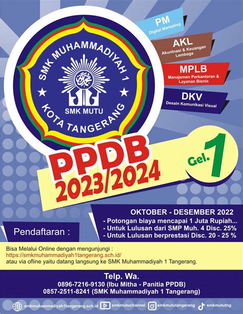 Ppdb Smk Muhammadiyah Tangerang