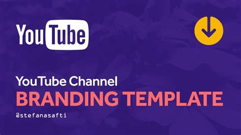 Channel Branding Template For Youtube 2017 Free Psd Youtube