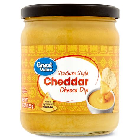 Great Value Stadium Style Cheddar Cheese Dip 15 Oz