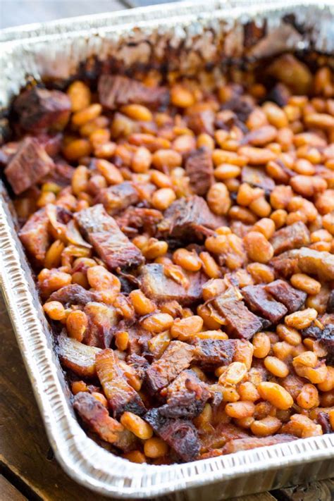 Smoked Baked Beans With Brisket Or Whatever You Do