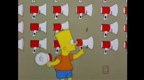 Bart Simpson Megaphone Youtube