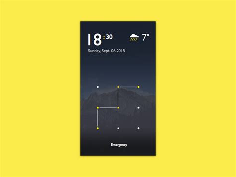 Android Lock Screen By Ghis Bakour On Dribbble