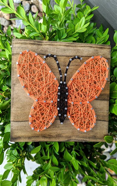Butterfly String Art Made To Order Etsy