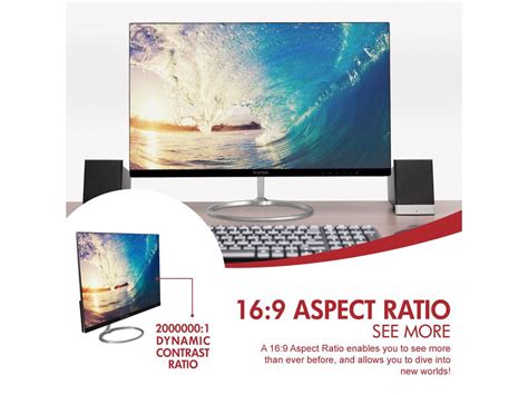 Viotek Ha238 24 Ultra Thin Monitor 1920x1080p Bezel Less Frame 169