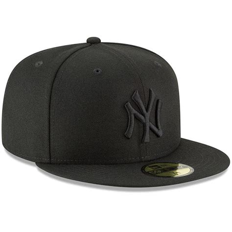 New Era New York Yankees Black On Black 59fifty Fitted Hat