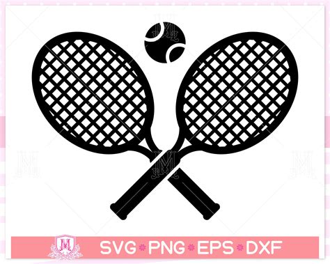 Tennis Svg File Tennis Ball Svg Tennis Racket Svg Sport Etsy