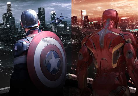 Captain America Shield And Iron Man Wallpaperhd Superheroes Wallpapers