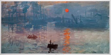 Affiche Claude Monet Impression Soleil Levant 100 X 50 Cm