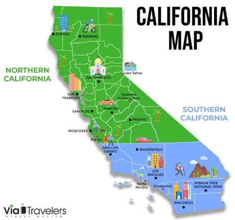 Southern California Map Pic Tour Map Socal Map Wood Map Engraved
