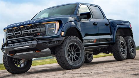 The 499999 Ford F 150 Velociraptor Is A Six Wheel Monster Truck Fox