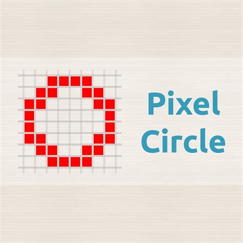If you make indices for that matrix where the central pixel is (0,0), you can check easily if the pixel falls in the circle or not by substitution into the equation of a. Pixel Circle / Oval Generator (Minecraft) : Minecraft