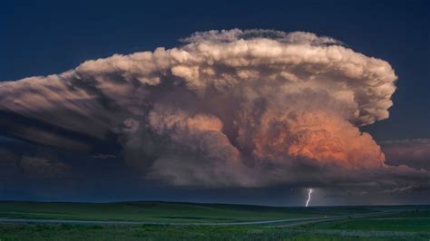 A Storm Of Color Time Lapse Isolated Supercell Tornado Rainbow And