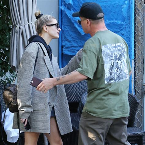 Hailey Baldwin Dad October 11 Hqs Hailey And Her Father Stephen Baldwin Out And About In