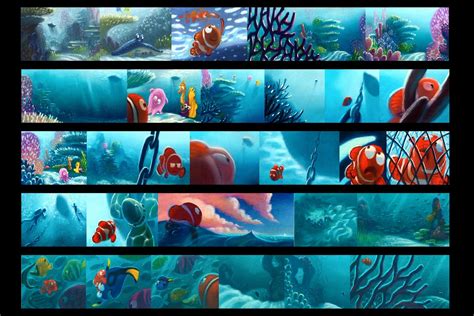 Finding Nemo Color Script Disney Concept Art Disney Art