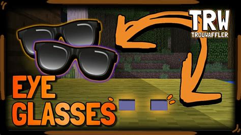 How To Make An Eye Glasses 》minecraft Pe Youtube