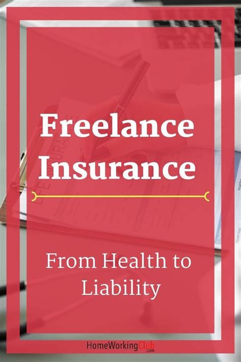 The answer can vary widely, depending on what type of business you're in, what kind of clients you have, how much equipment you have, your. Freelance Insurance: From Health to Liability - HomeWorkingClub.com | Small business insurance ...