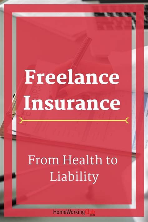 The answer can vary widely, depending on what type of business you're in, what kind of clients you have, how much equipment you have, your. Freelance Insurance: From Health to Liability - HomeWorkingClub.com | Small business insurance ...