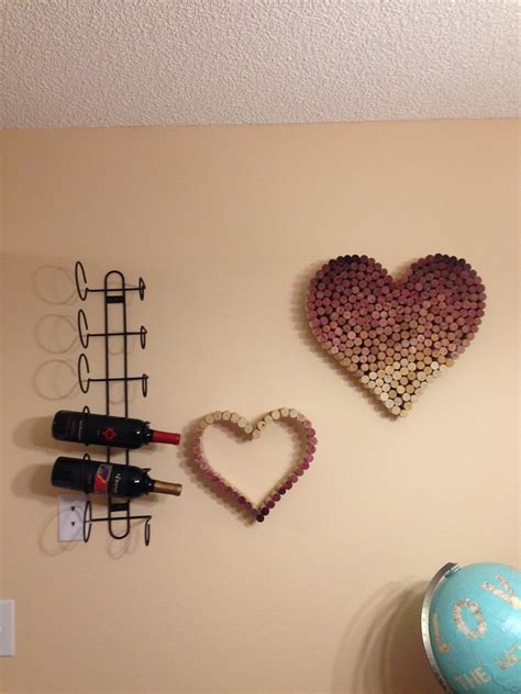 Post Grad Crafting Hollow Ombre Wine Cork Heart