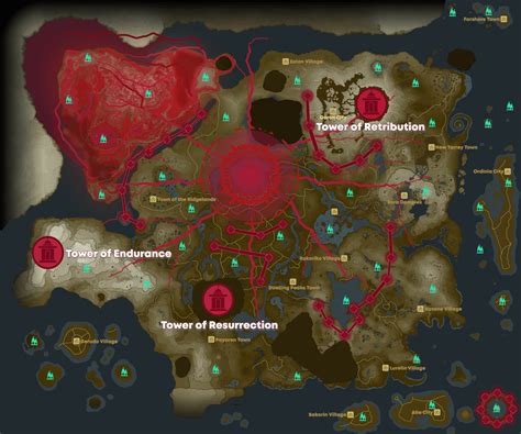 I Made A Map Of How Hyrule Has Changed In Botw 2 Botw2