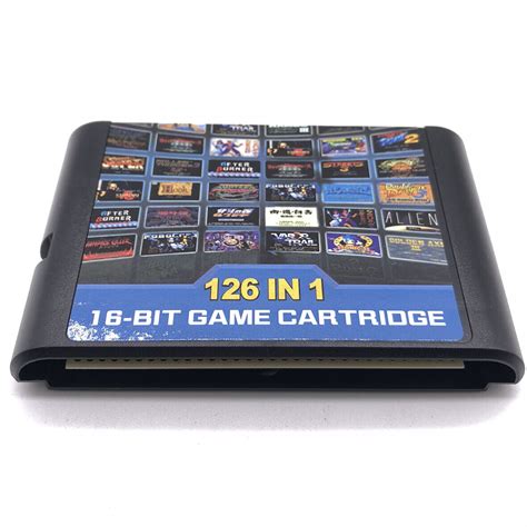 Us Version 126 In 1 Sega Genesis Mega Drive Game Cartridge 16 Bit