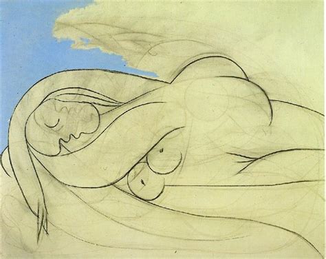 Lying Female Nude 1932 Pablo Picasso WikiArt Org