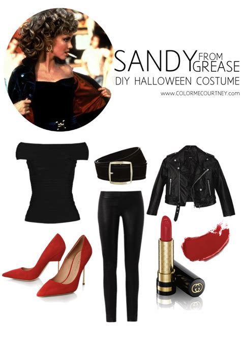 She loves spongebob so this year she wanted to be sandy. Easy DIY Halloween Costumes - Sandy from Grease DIY costume #diy #halloween #grease #costume ...