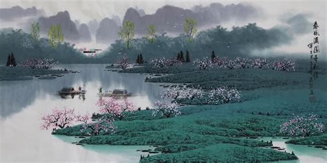 Original Famous Watercolor Painting Artist Zhang Quanzong Traditional