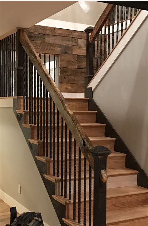 Inspirational Rustic Metal Stair Railing References Stair Designs