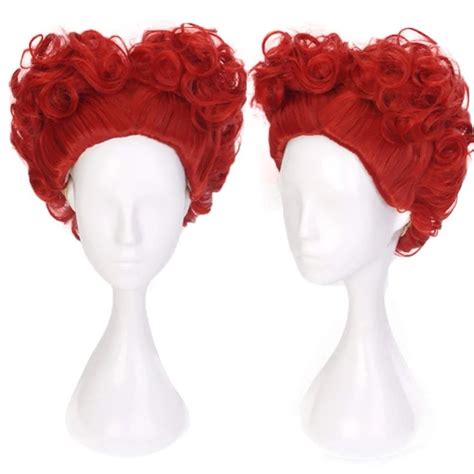 anilnc alice in wonderland red queen wig synthetic cosplay hair wigs on alibaba