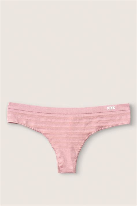 buy victoria s secret pink seamless thong from the victoria s secret uk online shop
