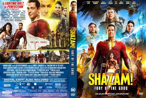 Shazam Fury Of The Gods 2023 1 Blu Ray And 1 Dvd Cover Etsy