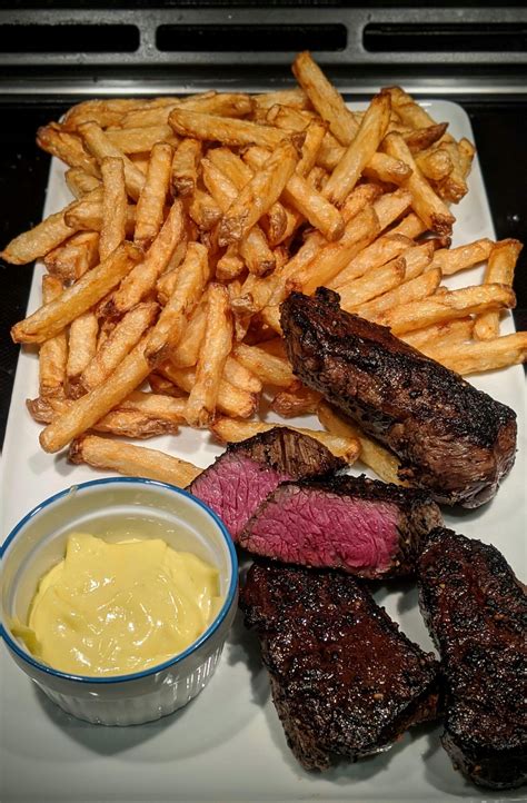 Steak Frites Wagyu Tri Tip Double Fried French Fries And A Truffle