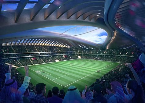 Qatar 2022 World Cup Stadium By Zaha Hadid In Al Wakrah Inhabitat