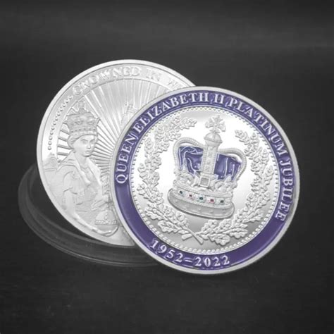 50 Pcs Uk Commemorative Coin 1952 2022 70th Platinum Jubilee Queen Elizabeth Ii 9909 Picclick Ca