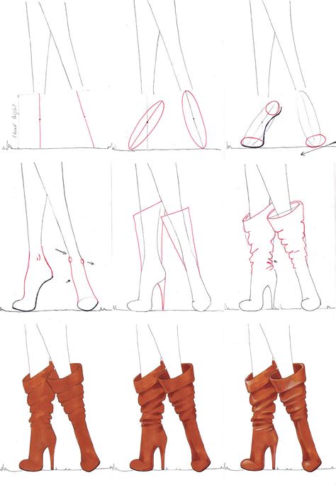 Fashion Sketches Boots