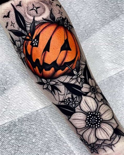 10 Awesome Pumpkin Tattoos Part Ii