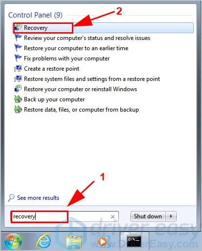 Fixed Windows 7 Black Screen With Cursor Quickly And Easily Driver Easy