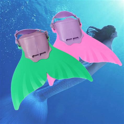 New New Mermaid Monofin Mono Fin Flippers Swimming Toy Mermaid Tails