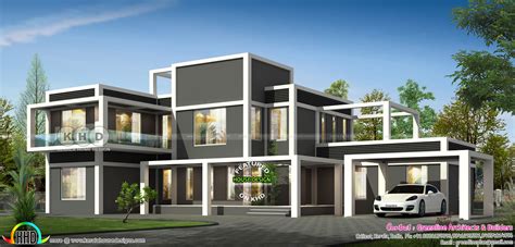 4251 Square Feet Ultra Modern Home Plan With 5 Bedrooms Kerala House
