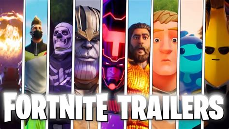 All Fortnite Cinematic Trailers All Chapters All Seasons Youtube