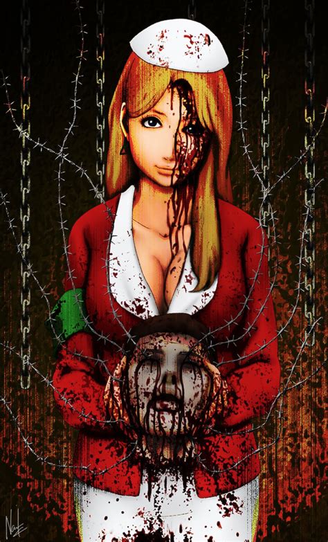 Lisa Garland Silent Hill Silent Hill Series Silent Hill 1 Highres 1girl Barbed Wire