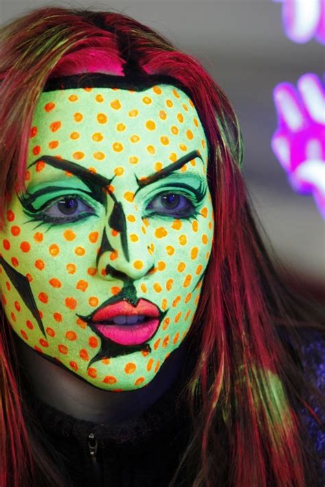 Pop Art Halloween Makeup For Women Flawssy